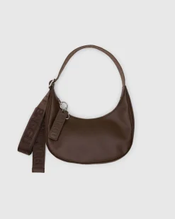 Baggu Small Recycled Leather Crescent Bag - Brown^ Bags