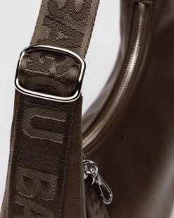 Baggu Small Recycled Leather Crescent Bag - Brown^ Bags