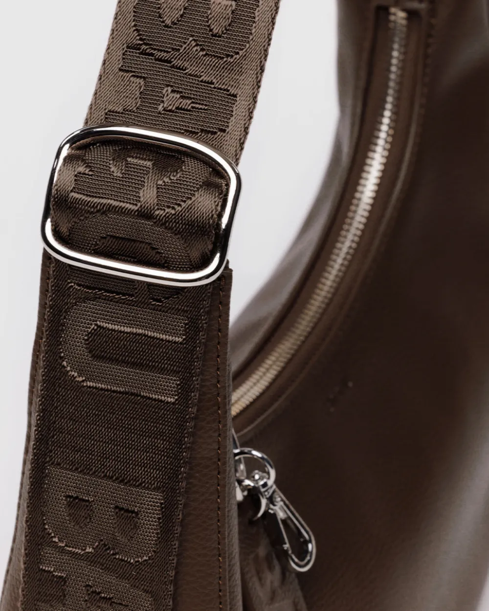 Baggu Small Recycled Leather Crescent Bag - Brown^ Bags