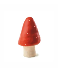 Egmont Small Red Mushroom Lamp^ Home + Décor