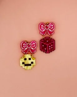 ban.do x Not Picasso Smiley + Dice Earrings^ Jewelry