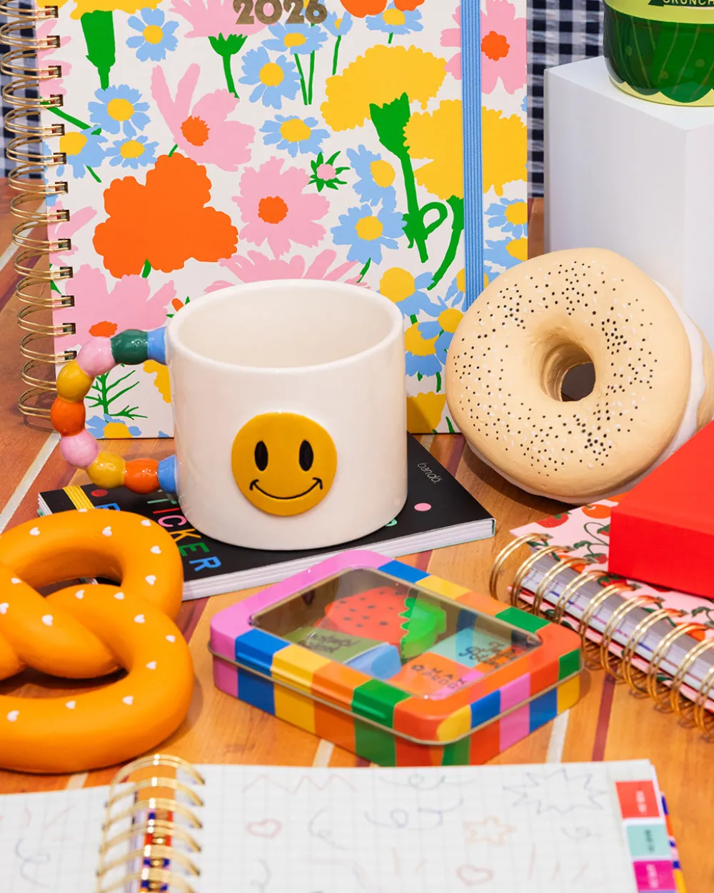 ban.do Smiley Face Ceramic Mug^ Kitchen + Bar