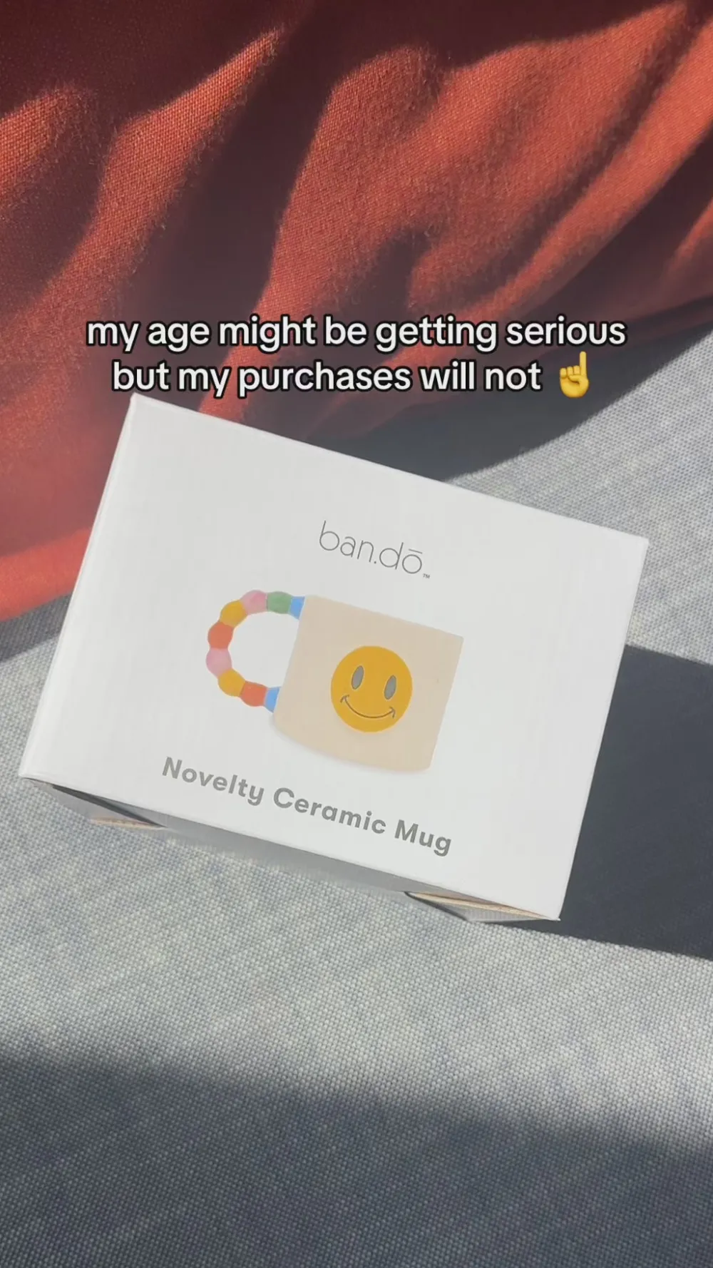 ban.do Smiley Face Ceramic Mug^ Kitchen + Bar