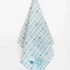 Three Potato Four Snoopy Cherry Basket Tea Towel - Blue^ Kitchen + Bar