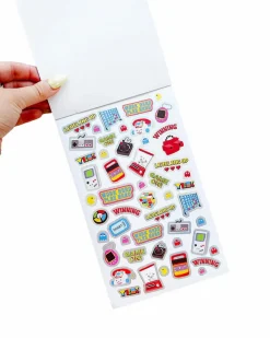Pipsticks 80's Planner Sticker Pad^ Stickers + Tape