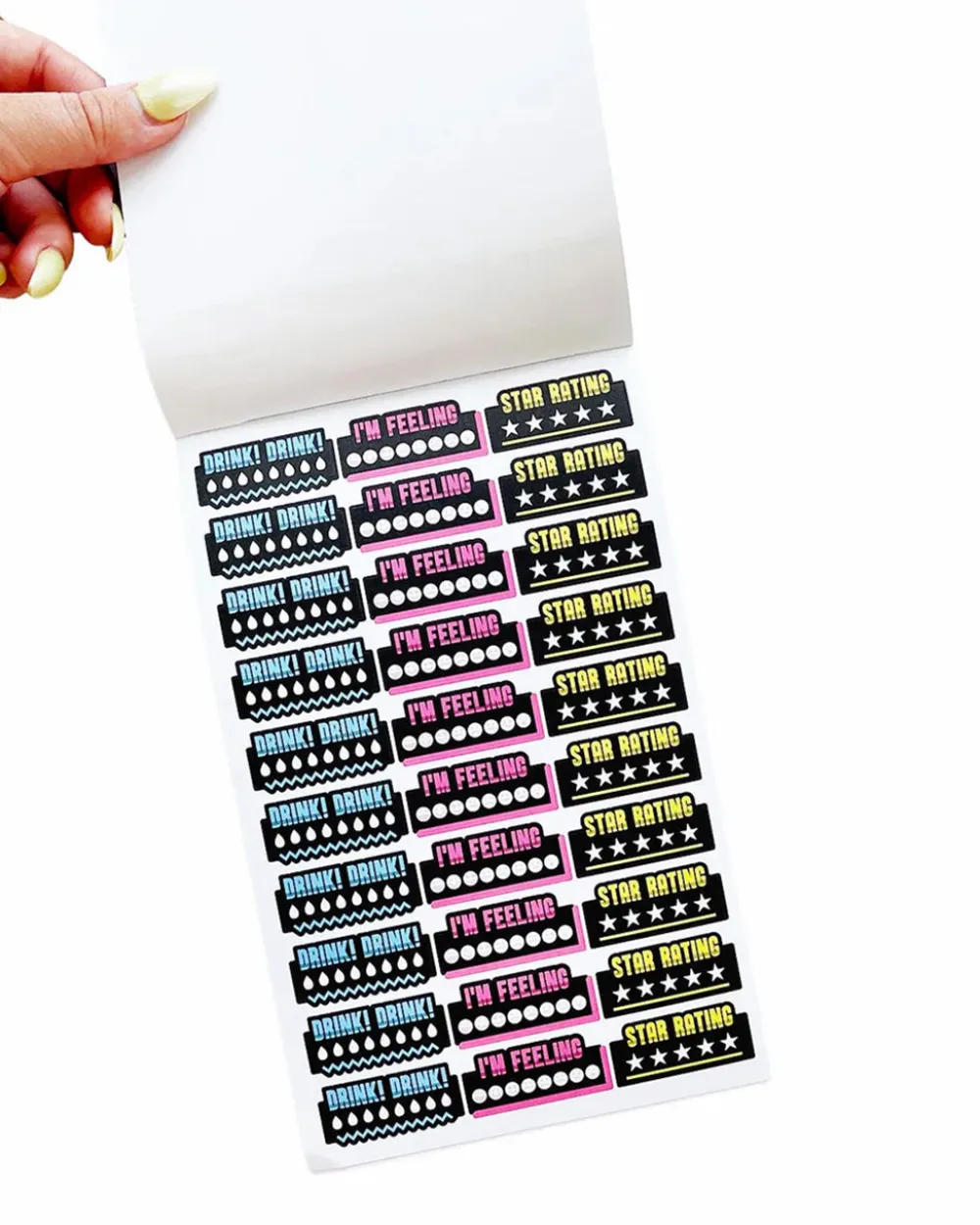 Pipsticks 80's Planner Sticker Pad^ Stickers + Tape