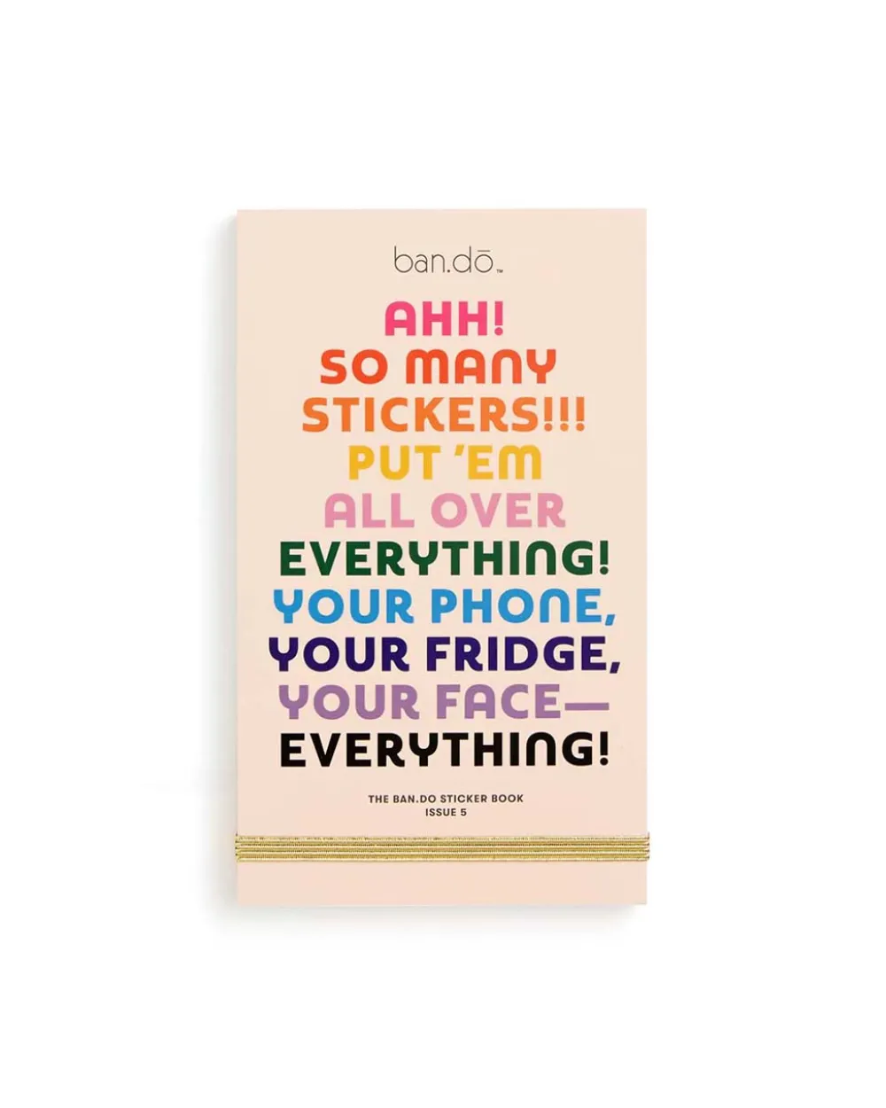 ban.do Sticker Book - Issue Five^ Stickers + Tape