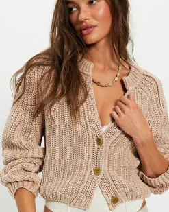 Free People Sweet Nothing Cardi - Sandcastle^ Sweaters