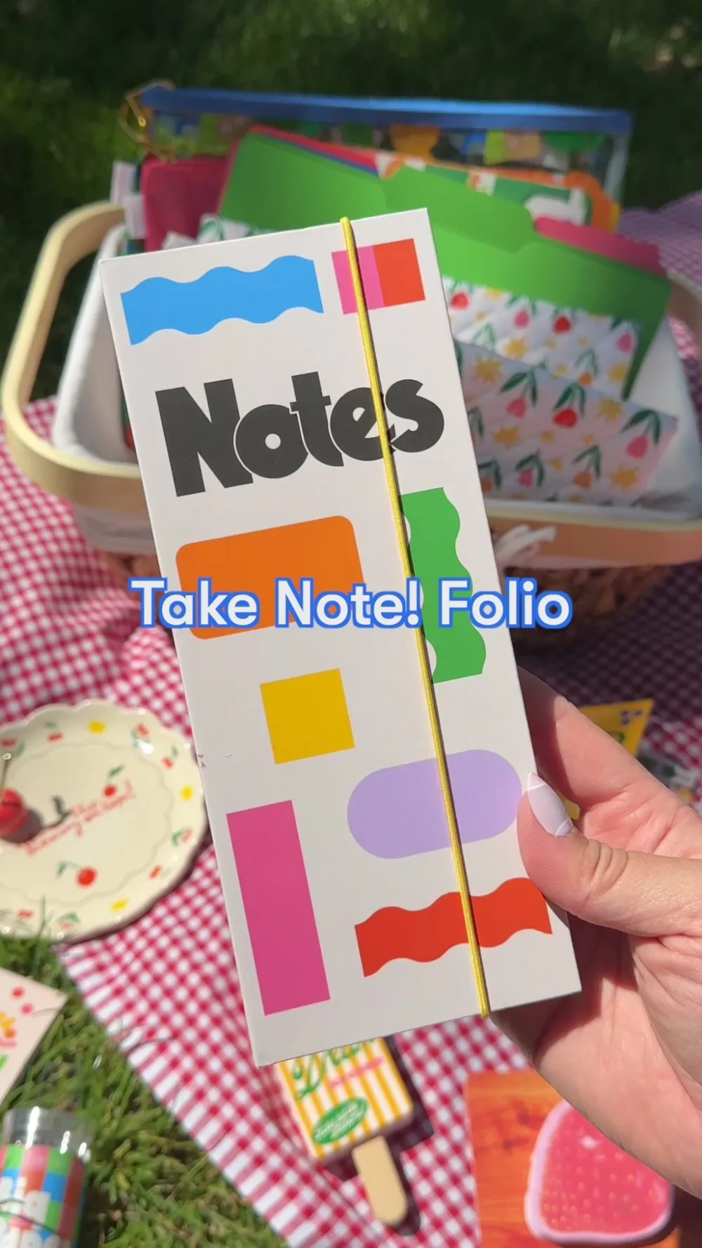 ban.do Take Note! Folio - Shapes^ Notebooks + Folders