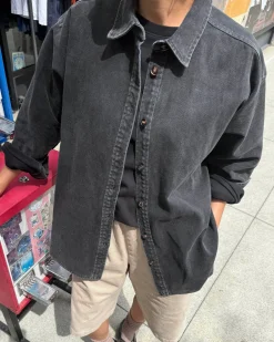 Le Bon Shoppe Theo Jacket - Black Denim^ Jackets