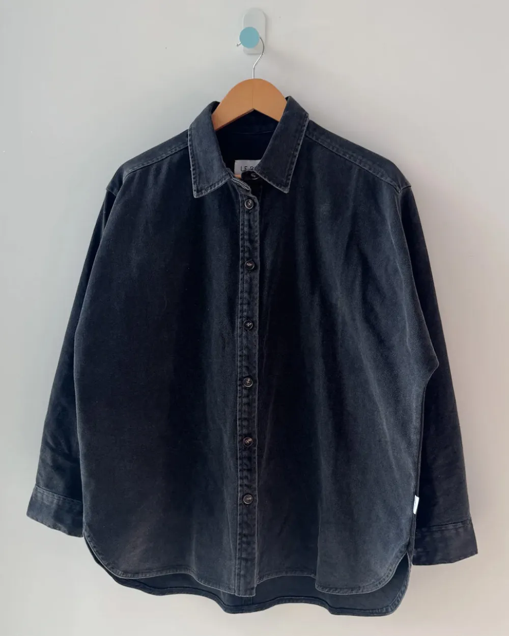 Le Bon Shoppe Theo Jacket - Black Denim^ Jackets