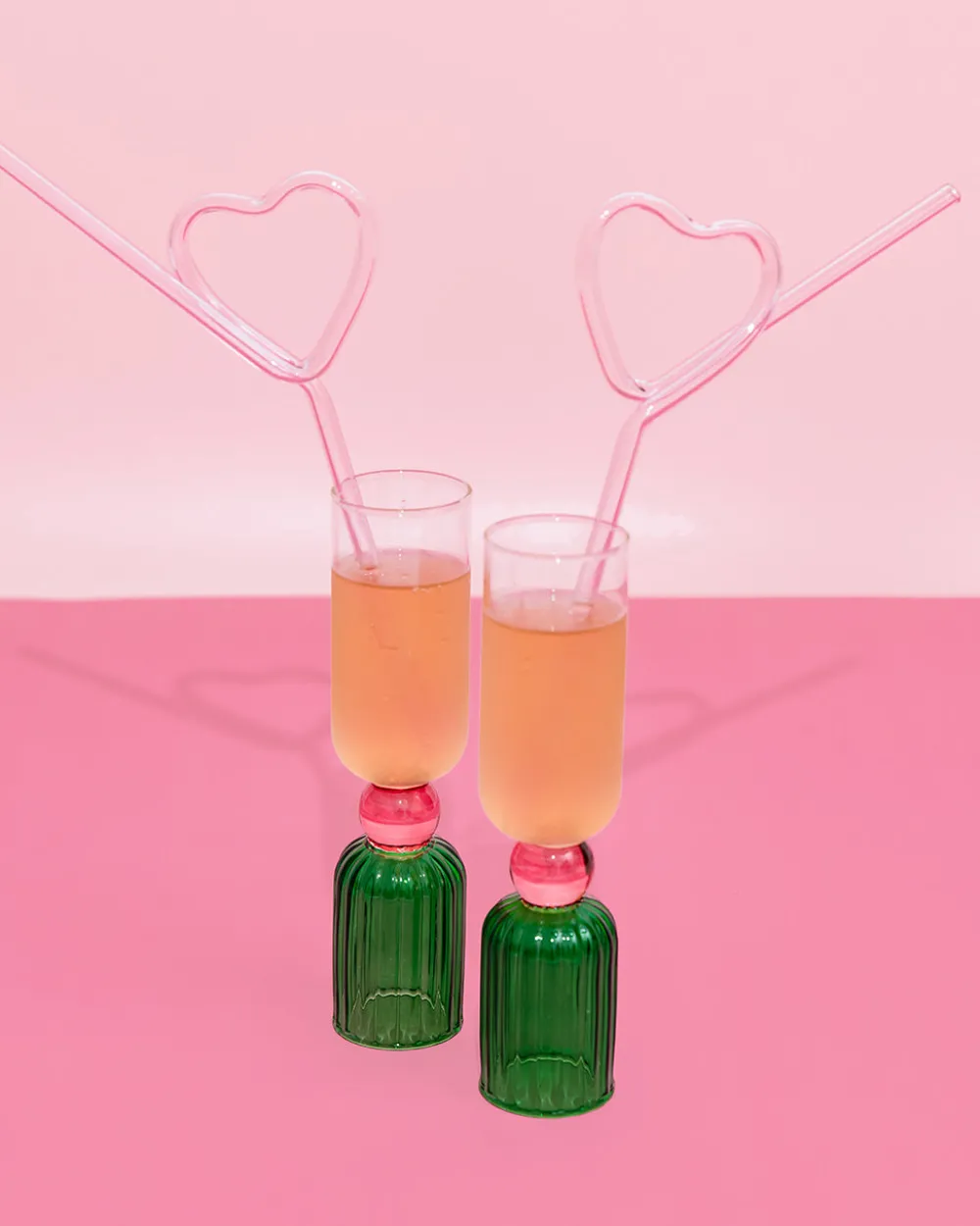 ban.do Tipsy Turvy Bar Glass Set - Green^ Kitchen + Bar