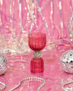 ban.do Tipsy Turvy Double Shot Glass - Pink^ Kitchen + Bar