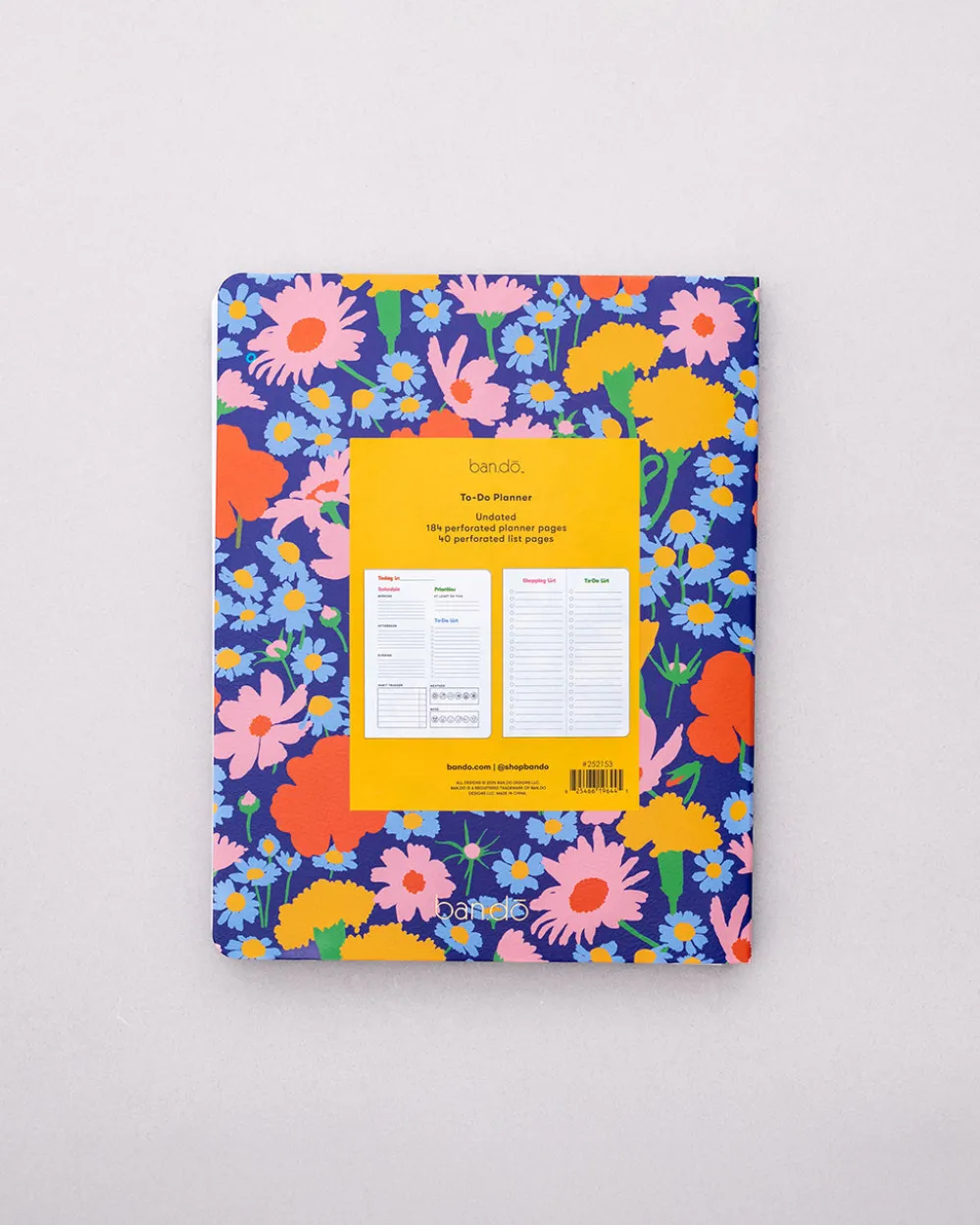 ban.do To Do Planner - Blue Floral^ Planners + Calendars