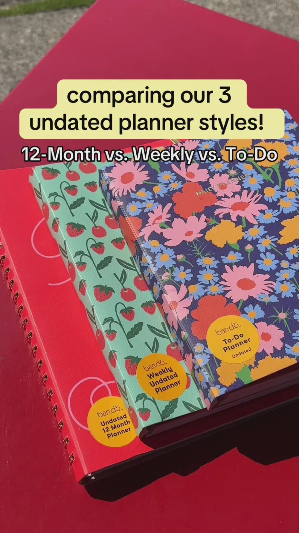 ban.do To Do Planner - Blue Floral^ Planners + Calendars