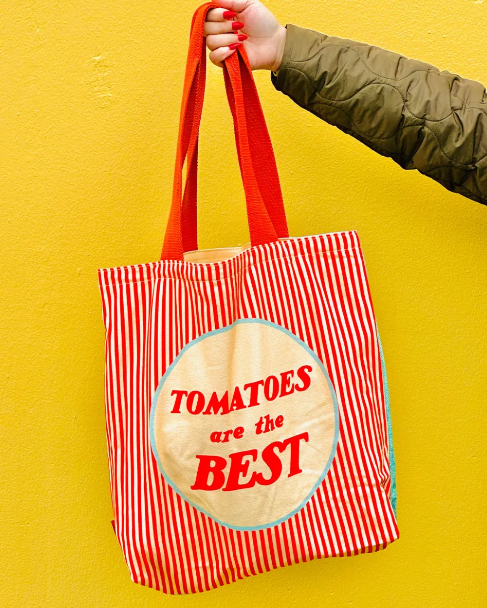 ban.do Tomatoes Are The Best Canvas Tote^ Bags