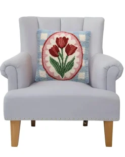 Peking Handicraft Tulip Frame Hook Pillow^ Home + Décor