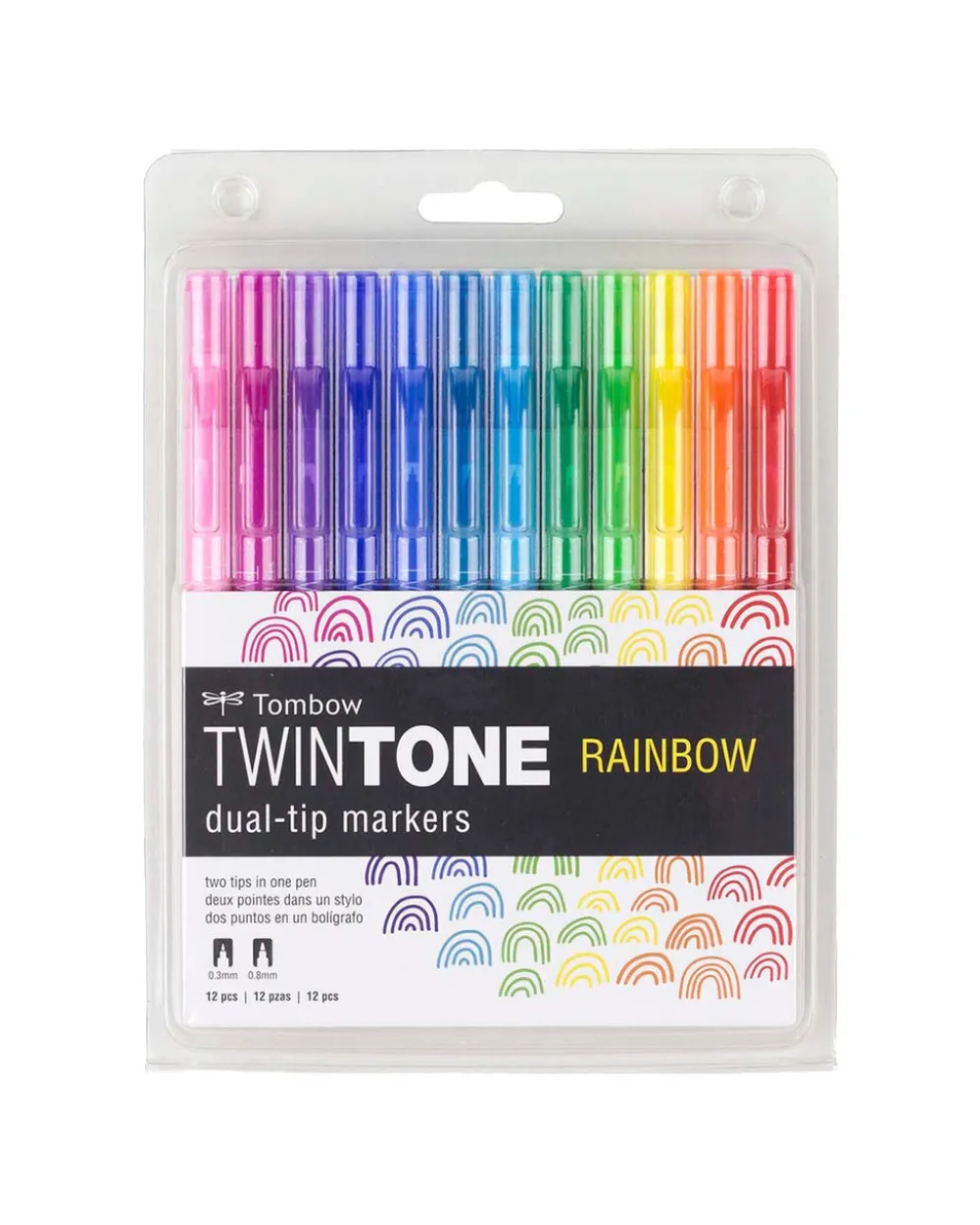 Tombow Twintone Marker Set: Rainbow^ Writing Supplies