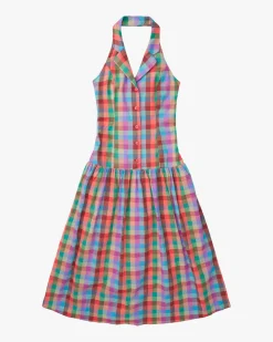 Lisa Says Gah Vaughn Dress - Colorburst Plaid^ Dresses + Jumpsuits