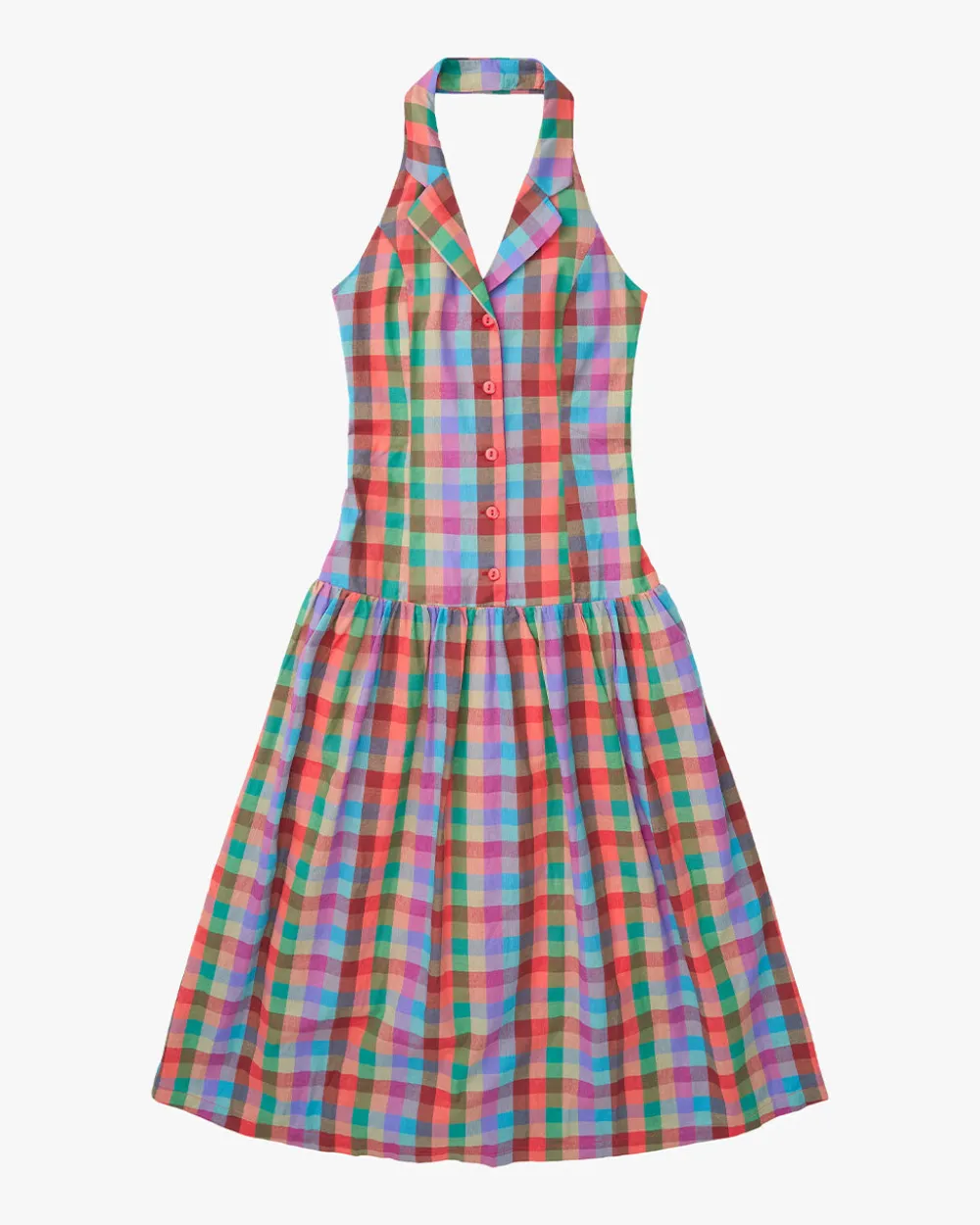 Lisa Says Gah Vaughn Dress - Colorburst Plaid^ Dresses + Jumpsuits