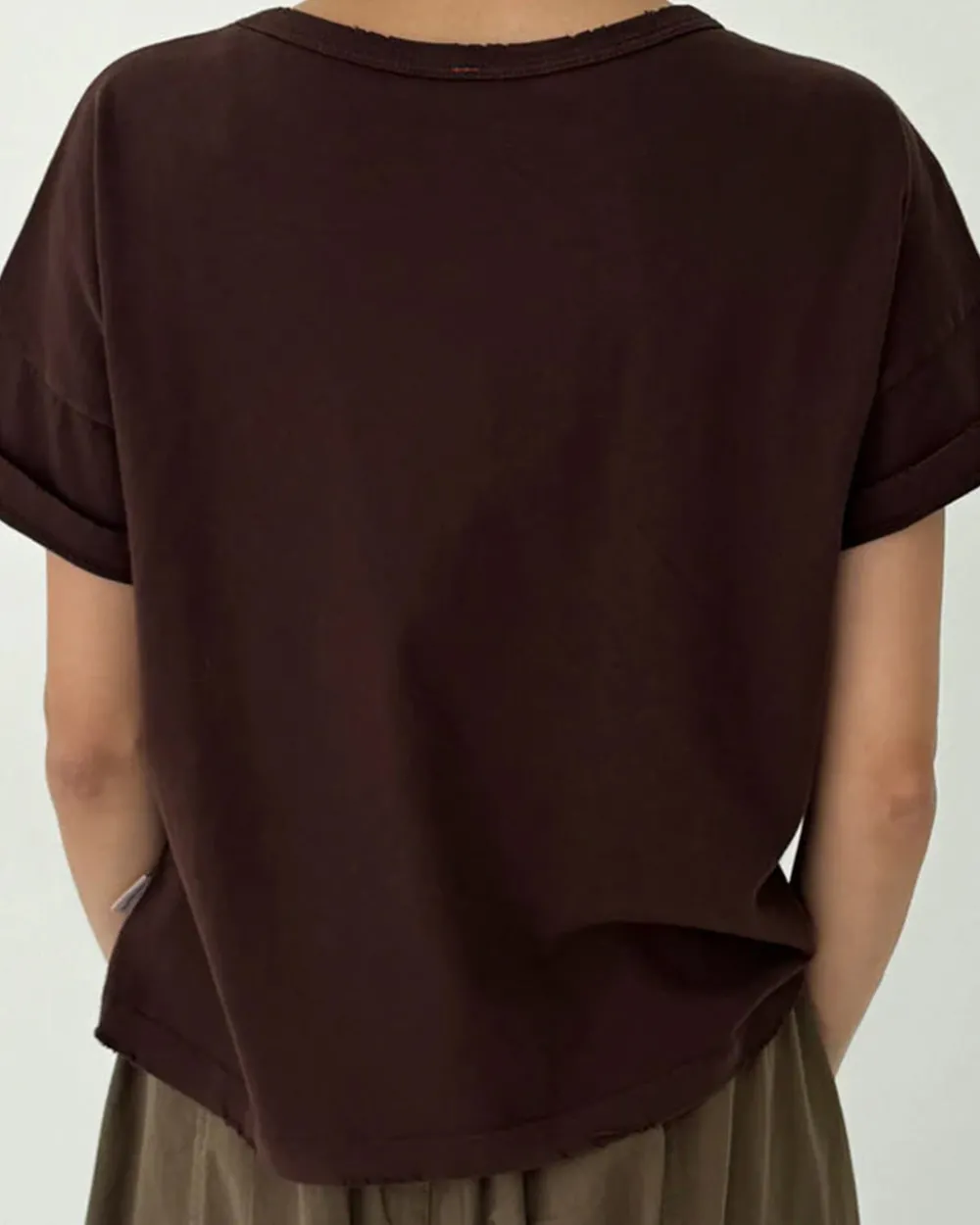 Le Bon Shoppe Vintage Fille Tee - Dark Cacao^ Tees + Sweatshirts