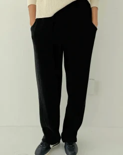 Le Bon Shoppe Waffle Lo Pants - True Black^ Bottoms