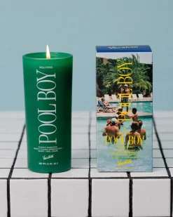 Vacation Sunscreen Well-Tipped Pool Boy Candle^ Candles + Home Fragrance