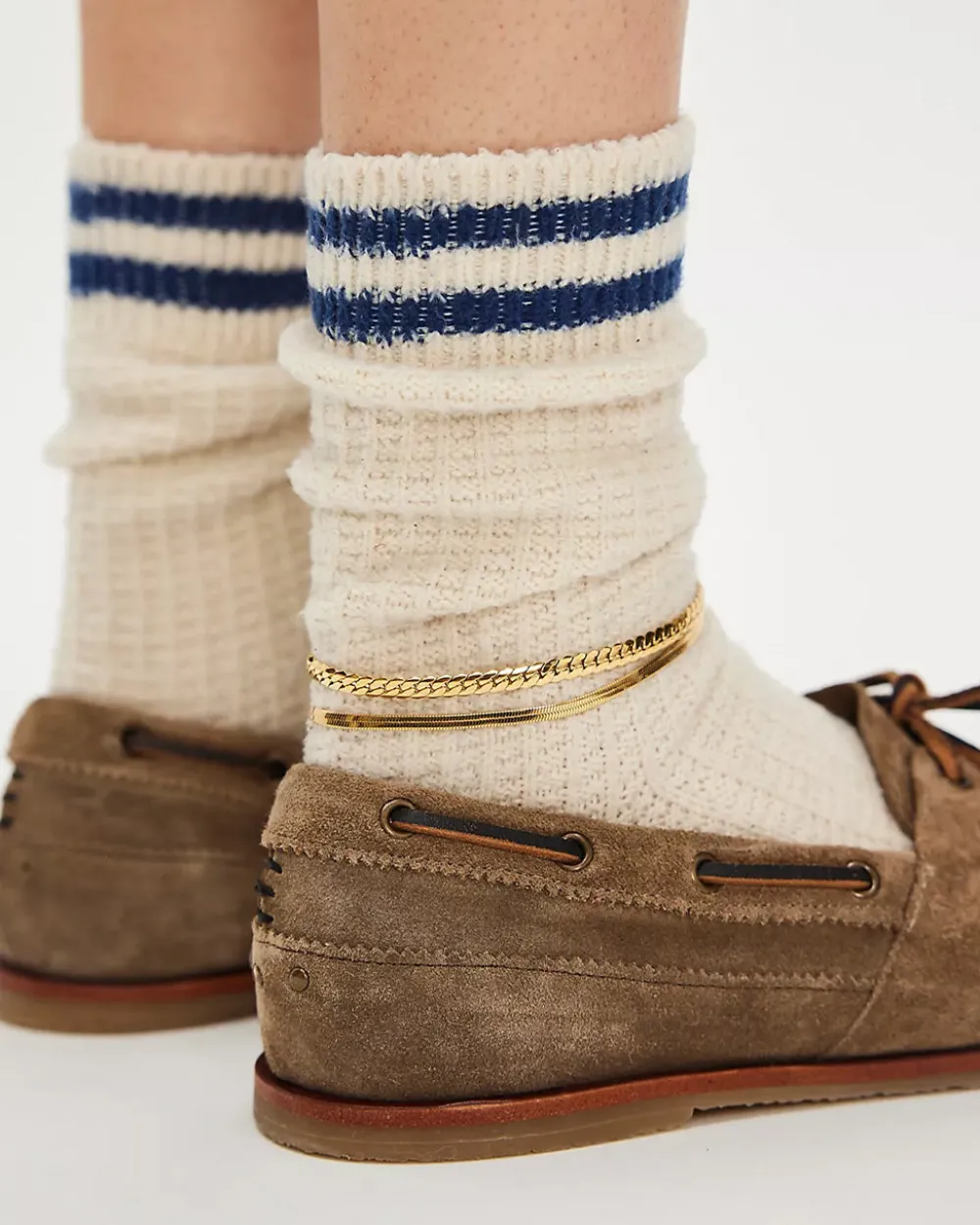 Free People We The Free Benny Boat Shoe - Grey Taupe Suede^ Shoes