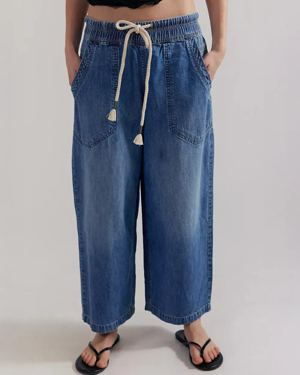 Free People We The Free Easy Peasy Pull-On Jeans - No Problem^ Bottoms