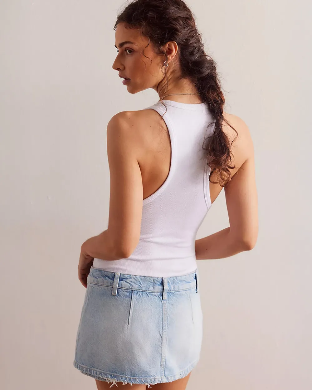 Free People We The Free Gallivanting Peekaboo Skort - Aegean^ Bottoms