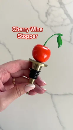 ban.do Wine Stopper - Cherry^ Kitchen + Bar