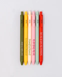 ban.do Write On Gel Pen Set - Garden Sayings^ Writing Supplies