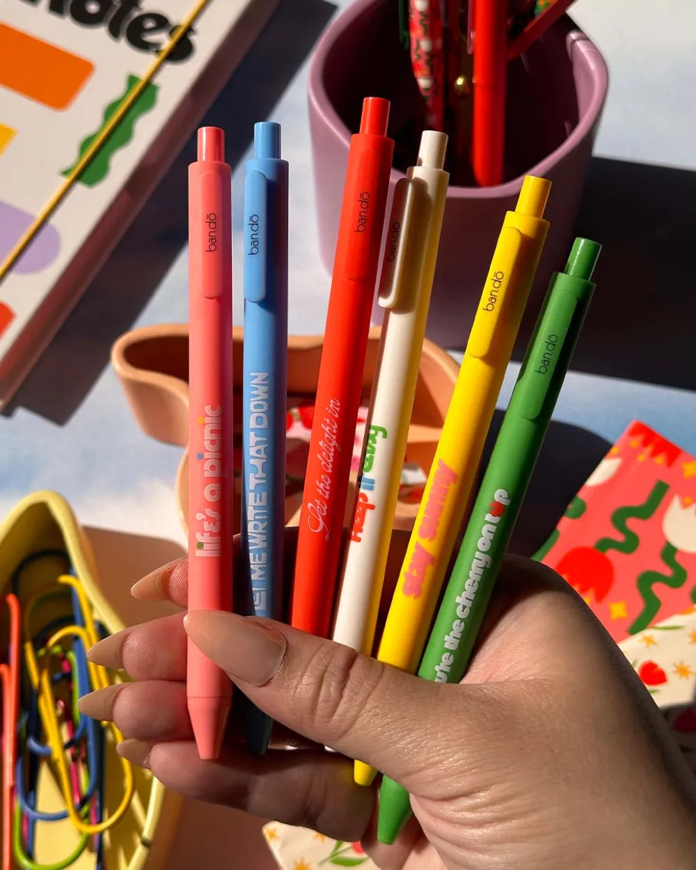 ban.do Write On Gel Pen Set - You're The Cherry On Top^ Writing Supplies
